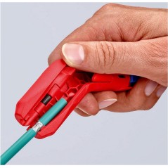 KNIPEX ErgoStrip Stripping Tool - Precision and Comfort for Effortless Wire Stripping (4003773079927)